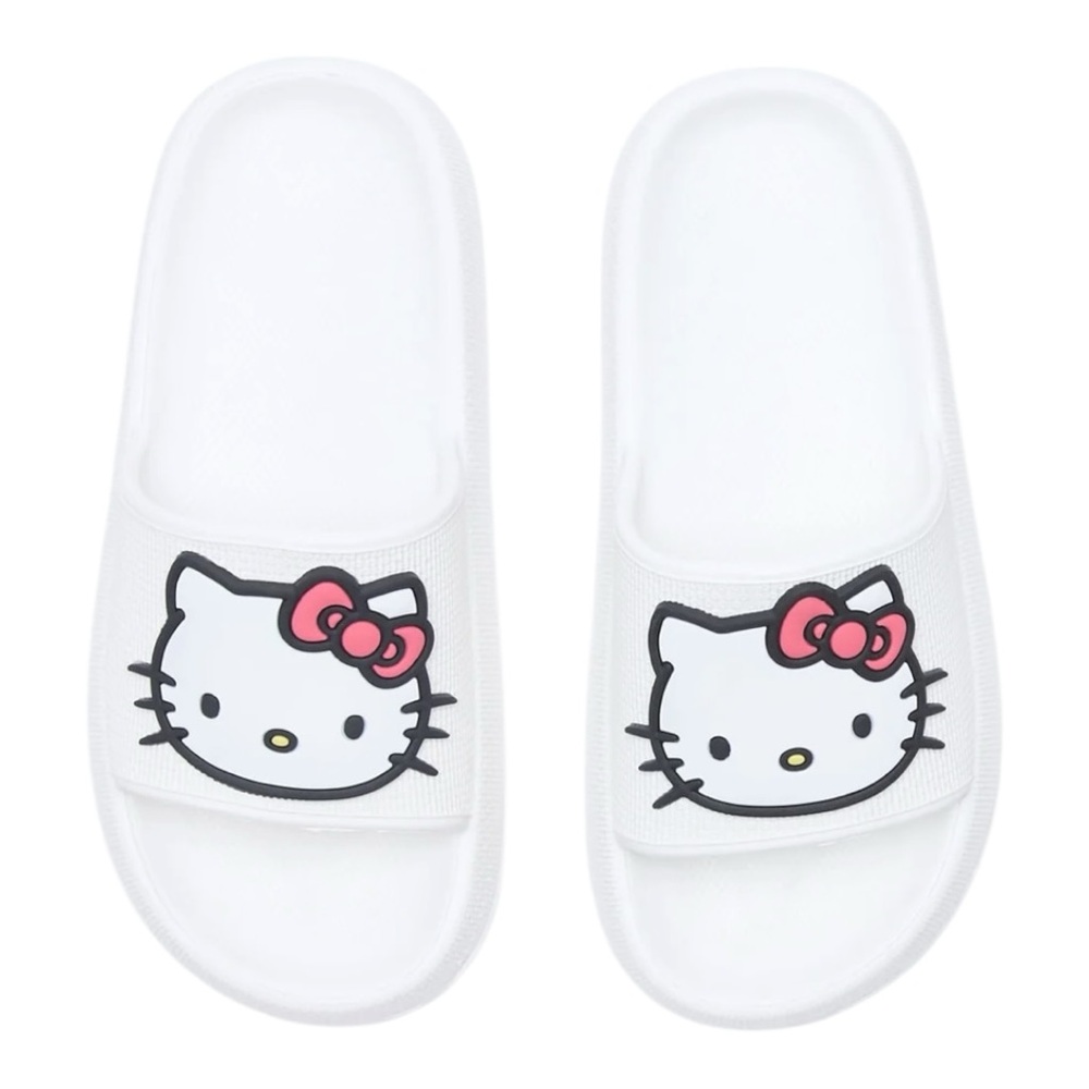 HELLO KITTY White Slides Women’s S